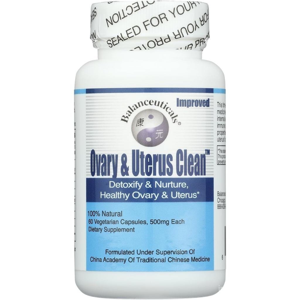 Ovary & Uterus Clean แคปซูลอาหารเสริม 500 มก. ขวด 60 ขวด
