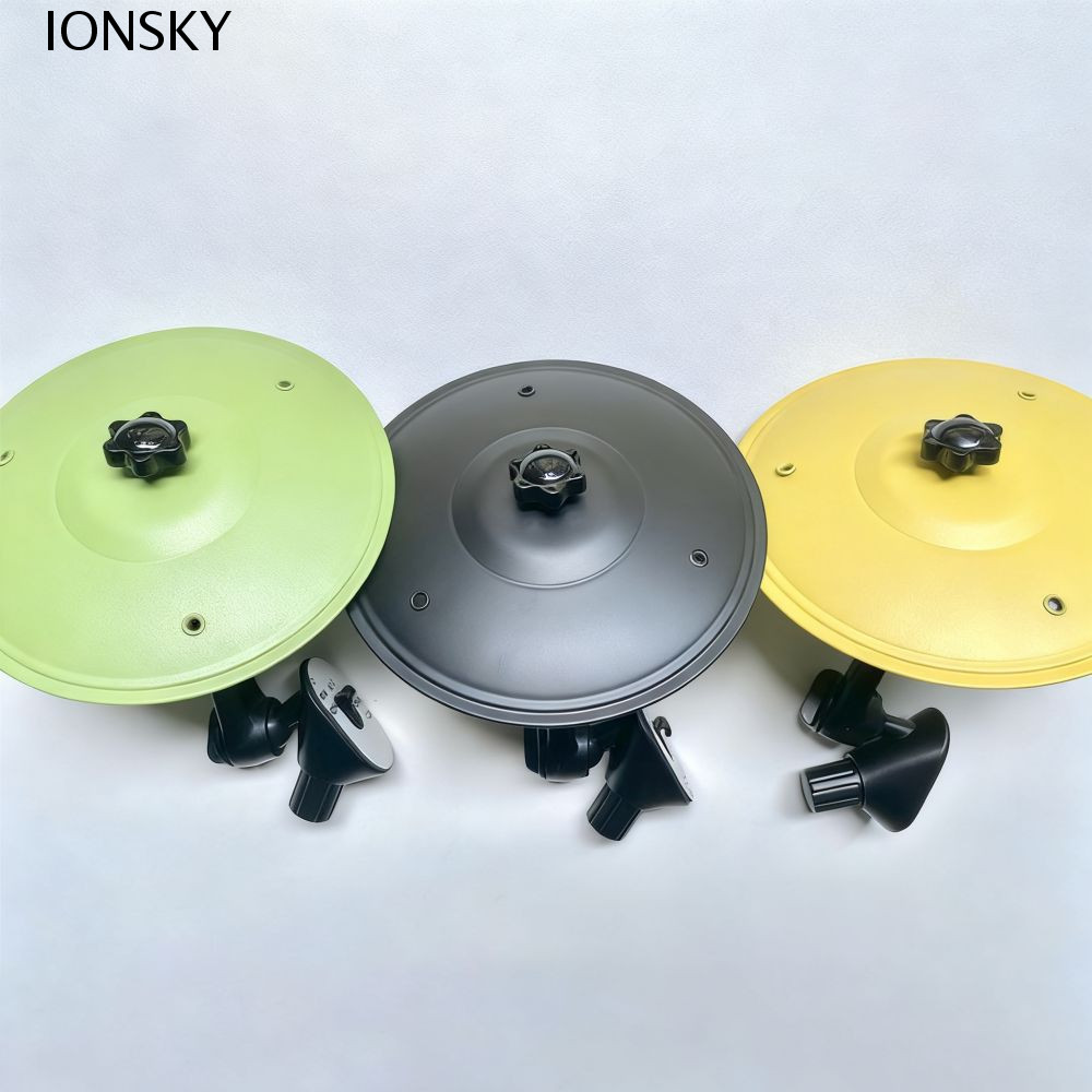 IONSKY Mini Drum Cymbals, Clip-Type Rhythm Tapping Car Air Vent Drum, Tapping Rhythm Colliding Cymba