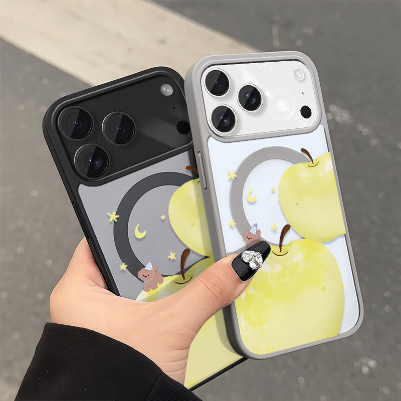 แม่เหล็ก เคสใสกันกระแทก For IPhone 17 Air 11 12 13 14 15 16 17 PRO MAX 17 16 15 Pro 16 15 14 PLUS 8 7 Plus XR X XS XSMAX
