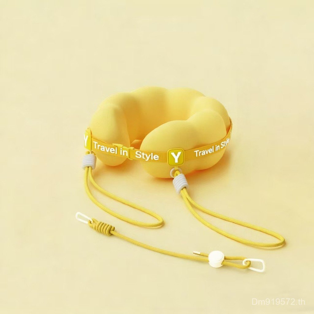 กระเป๋าพยุงคอ หมอนรองคอนอน เมมโมรีโฟม หมอนรองคอรูปตัว U หมอนรูปตัวเครื่องบิน Travel Conspicuous หมอน