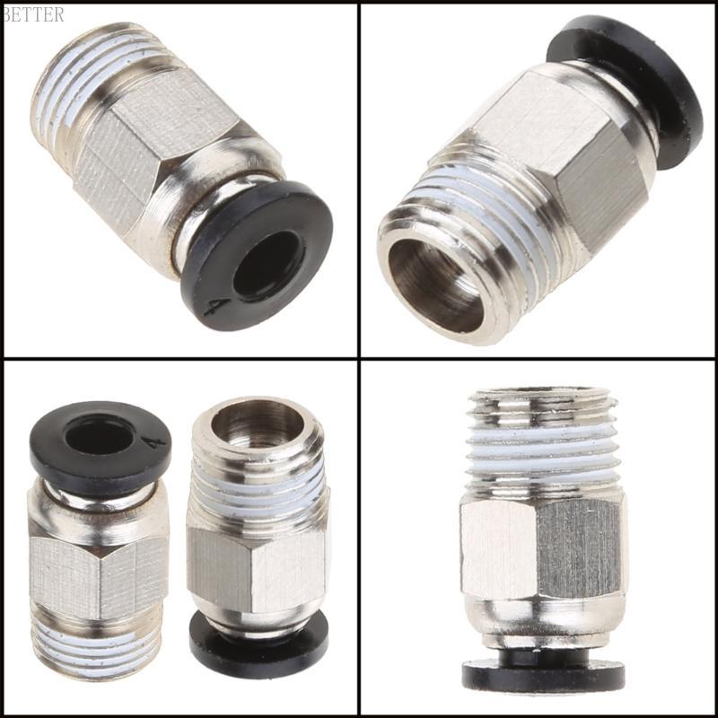 BETT PC4-M10 PNEUMATIC Quick Fitting J-Head 3D เครื่องพิมพ์ PC4-01 M10 ตัวเชื่อมต่อนิวเมติก