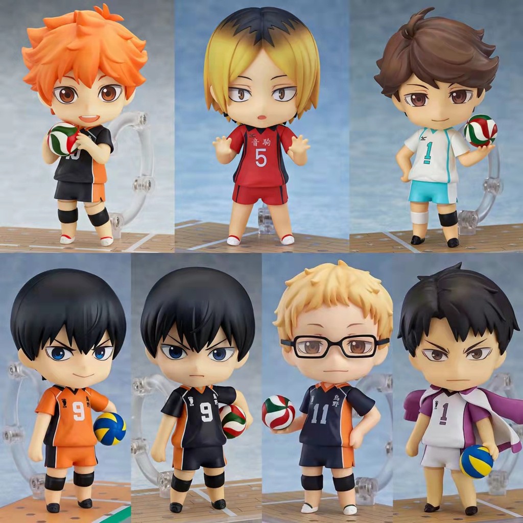 รุ่น Q Nendoroid Volleyball Boys 6 รูปแบบสามารถเปลี่ยนฟิกเกอร์ใบหน้าได้#605 616 789 563 489 461