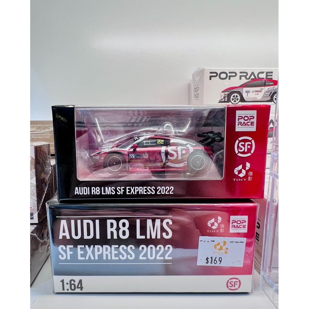 POP RACE Audi Audi R8 Audi R8 EVO2 Express2022 SF Racing Car Alloy Car Model Brand: POPRACE Scale: 1
