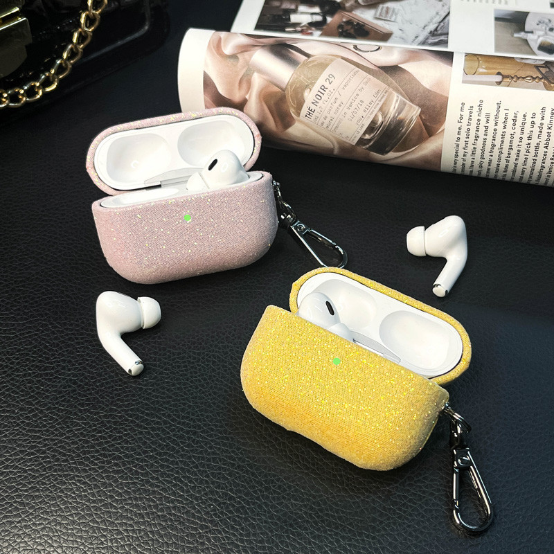 เหมาะสําหรับ AirPods Pro2 Air Pods Pro 2 Air Pods Pro2 AirPodsPro2 Pro2 รุ่น Pro วินาที Glitter หูฟั