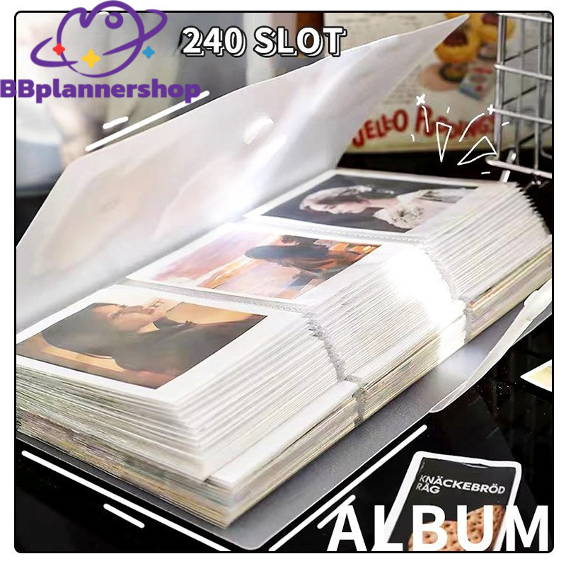 Album Photo Polaroid 2r/album Foto 240 Slot Tempat Photocard Tempat Kartu - BBplannershop
