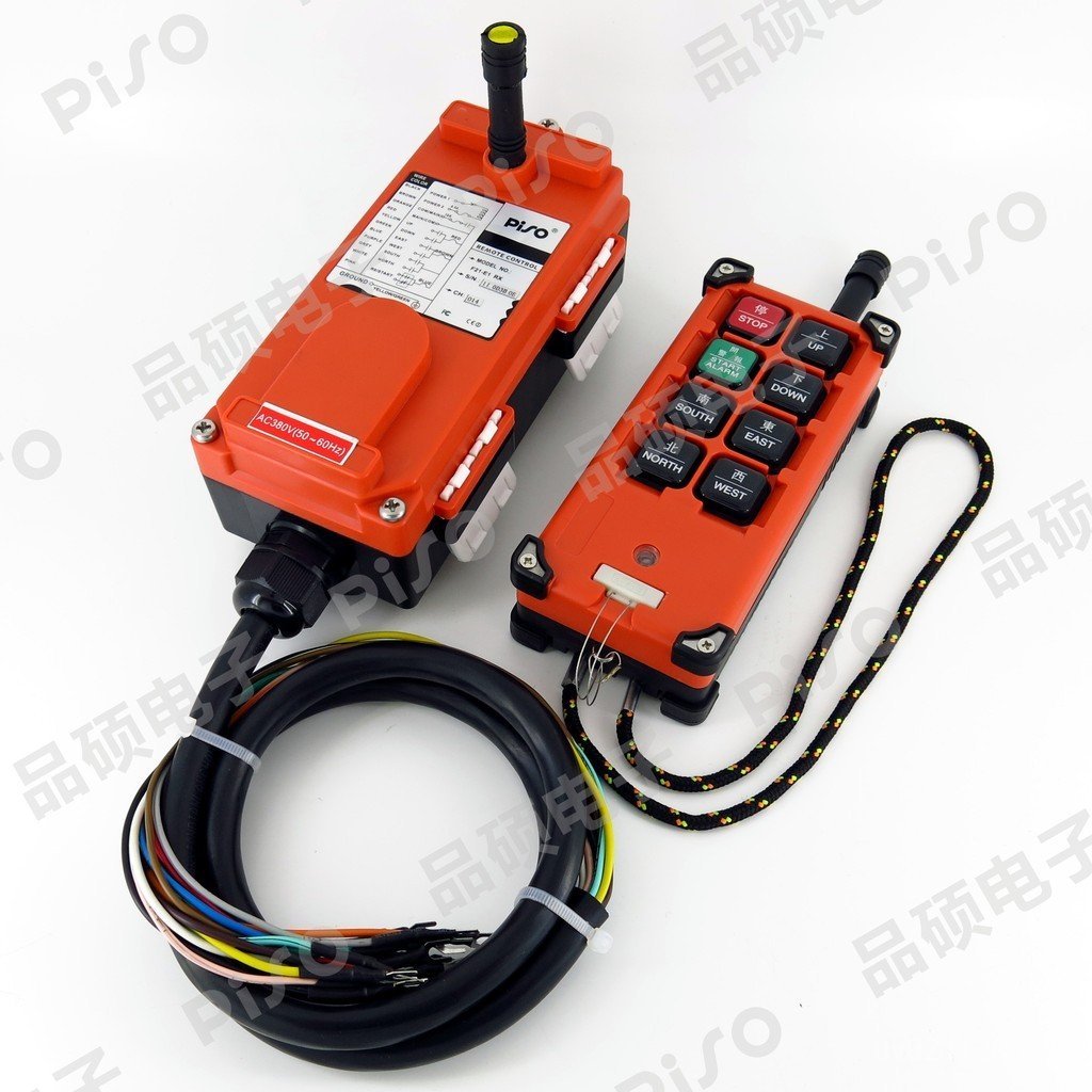 PISO F21-E1B Single Beam รีโมทคอนโทรลขับรถ/Pinshuo ไร้สายอุตสาหกรรม Fixable Crane HR7X