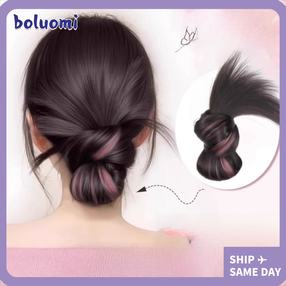 วิกผมโบลูมิแบบหางกระรอก พร้อมไฮไลท์ สังเคราะthouseเหมือนจริงสำหรับผู้หญิง