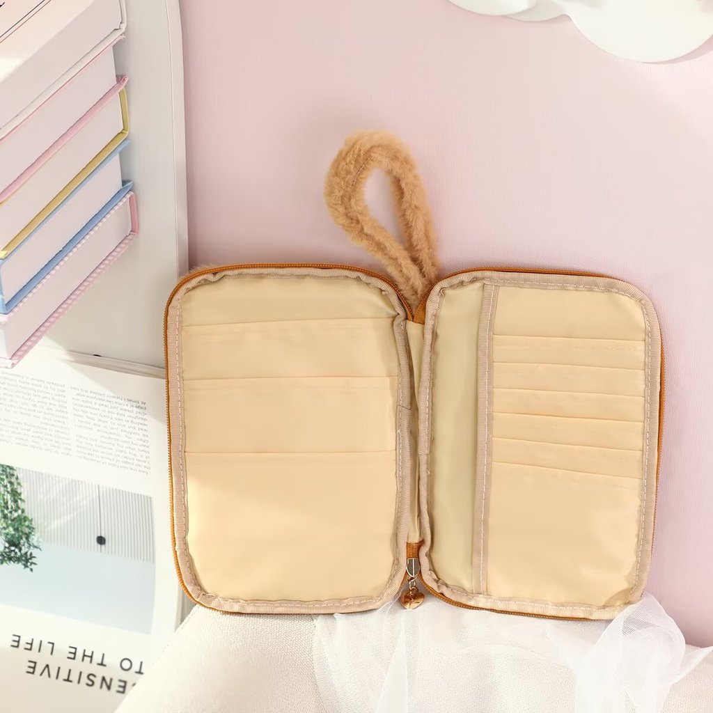 ที่ใส่หนังสือเดินทางการ์ตูนน่ารัก RFID ปิดกั้น กระเป๋าใส่บัตรความจุขนาดใหญ่สําหรับเดินทางและของใช้ประจําวัน - รูปที่ 5