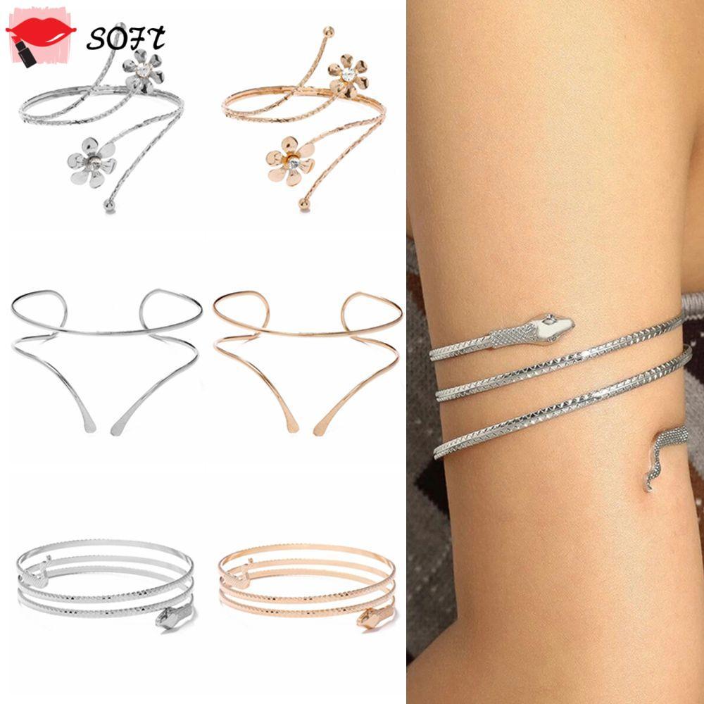 SOFTNESS Arm Chain Hollow Retro Body Bracelet Arm Ring