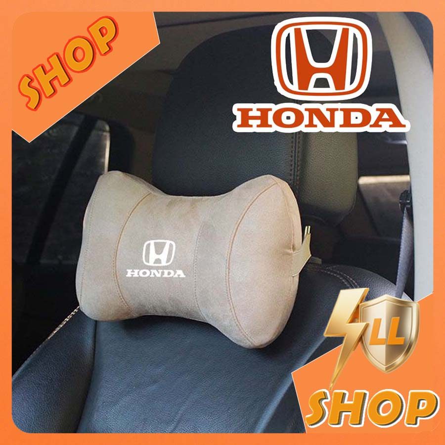 [READY]HONDA HRV Car Suede Neck Support Headrest CIVIC Body Kit HONDA CITY CRV Car Decoration HONDA 