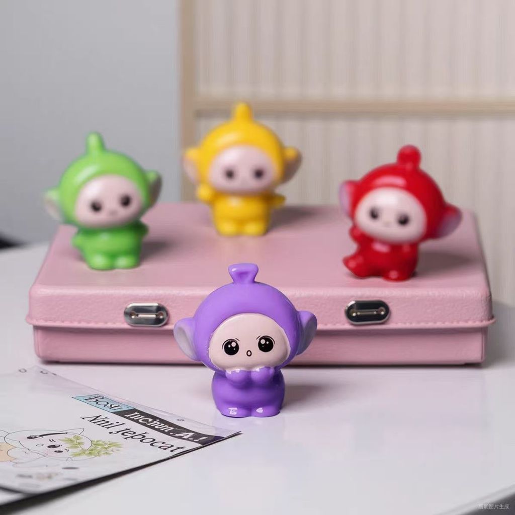 ✨ตุ๊กตาเรซิ่น✨ตกแต่งรถตุ๊กตา​✨ตุ๊กตาเทเลทับบี้ขนาดมินิ✨ของประดับรถหรือโต๊ะ✨ฟิกเกอร์เรซิ่น