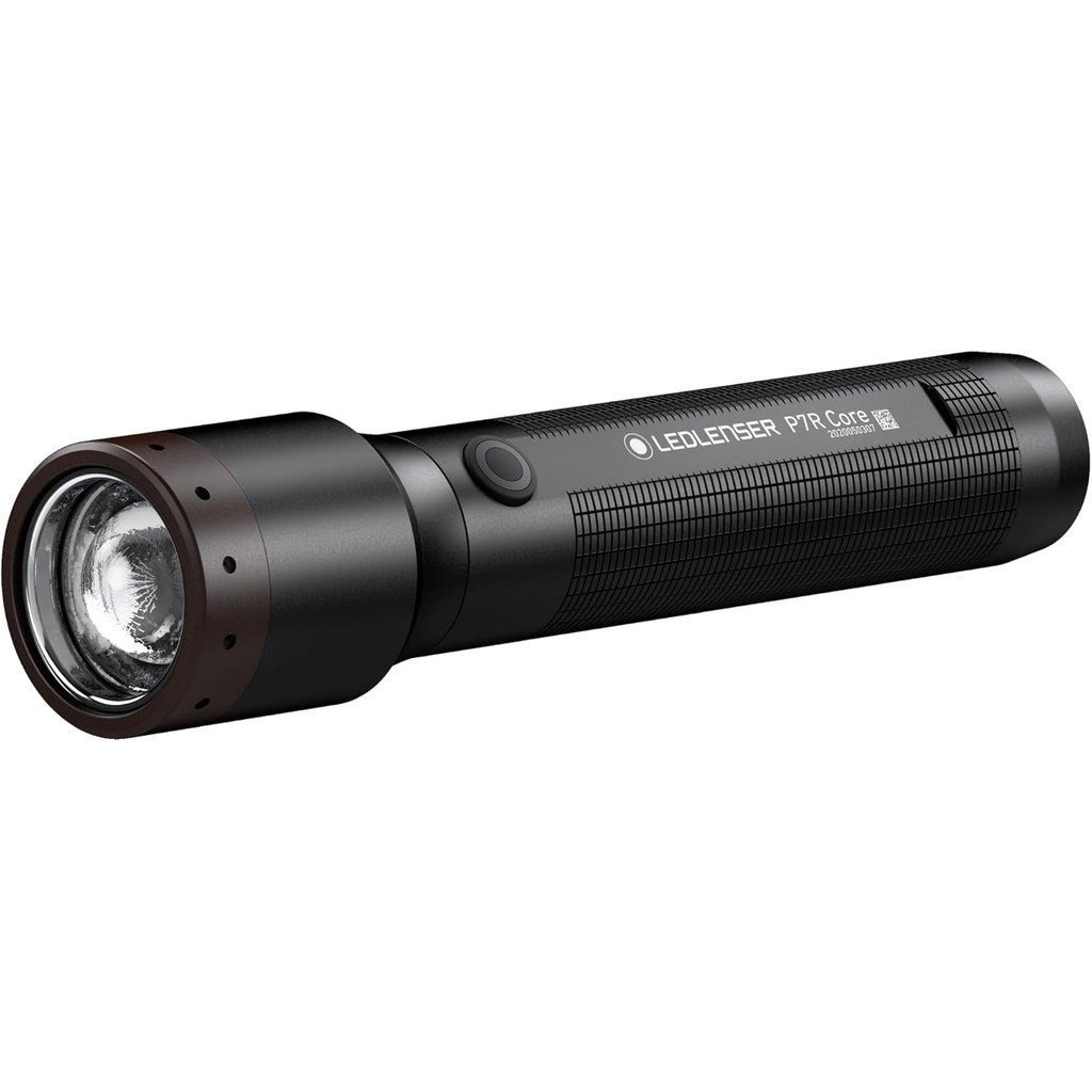 Ledlenser, P7R Core Rechargeable Flashlight, High Power LED, 1400 Lumens, Waterproof Light for Home,