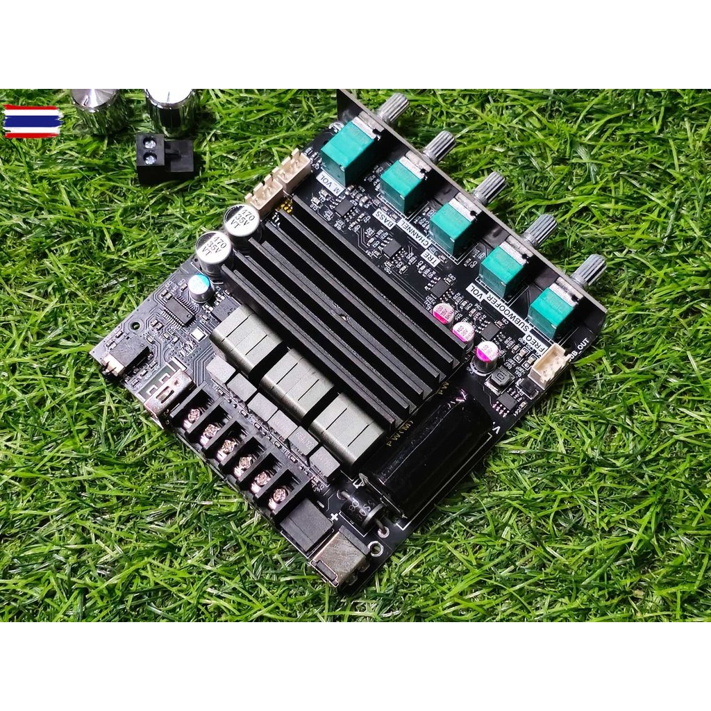 ZK-ST21 งานแท้ TPA3221 กำลังขั100W*2+200W DC 12-30v รองรัปรีไมค์ zk amp แอมป์จิ๋วขัซั zk3002/zk1602 