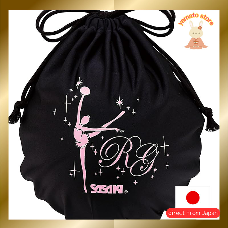 SASAKI Rhythmic Gymnastics Equipment Ball R.G. Girl Ball Cover Black × Light Pink (BLIP) AC-60