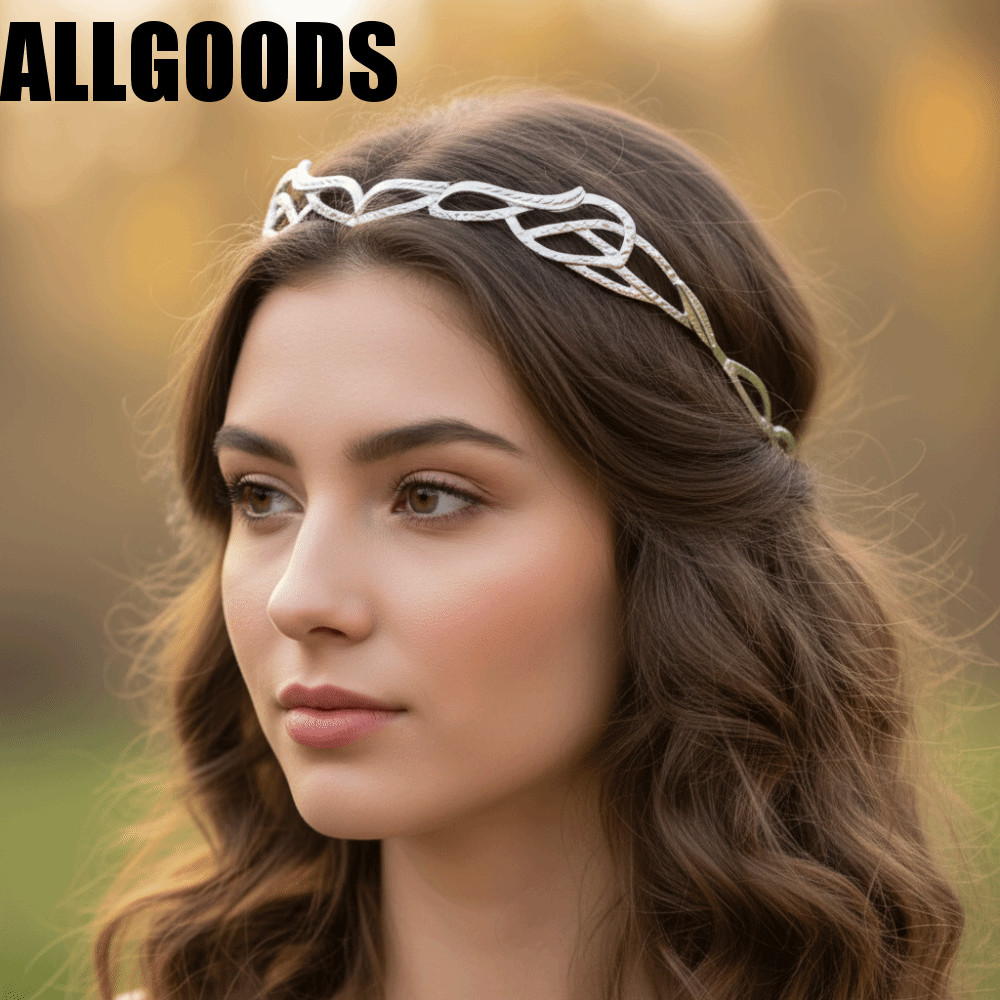 พวงมาลาคาดศีรษะแบบปรับได้สไตล์เอลฟ์ Hobbit Elrond สำหรับผู้ชาย งานฝีมือ vintage