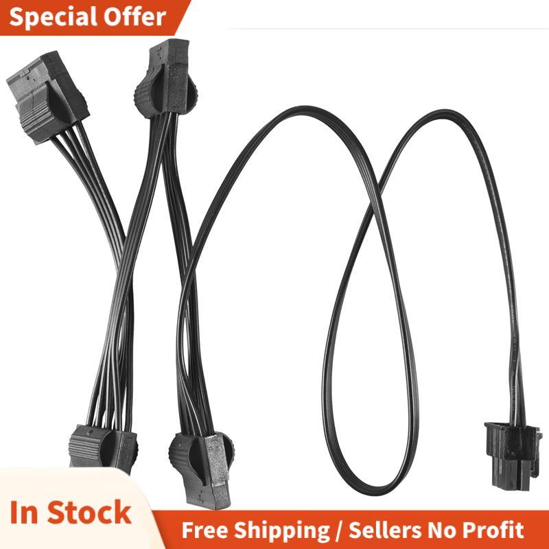 6Pin ถึง 4 Molex Modular Power Supply สาย 6Pin ถึง 4 IDE สําหรับ RM1000X RM850X RM750X RM650X RM550X