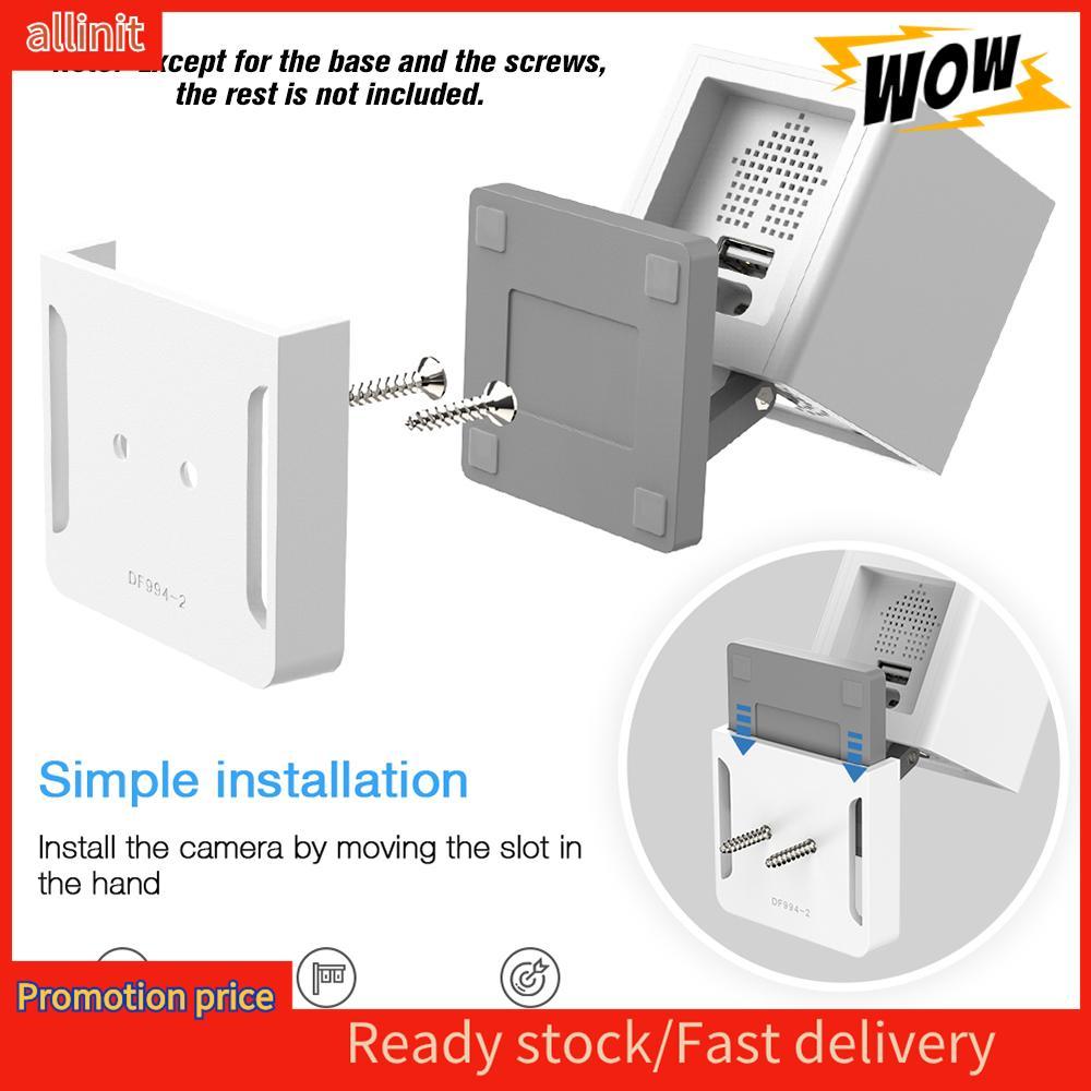 Allinit Allinit Wyze กล้อง Wall Mount ฐานยึดสำหรับ CAM Smart และ iSmart ALARM Spot ป้องกันจากการหล่น