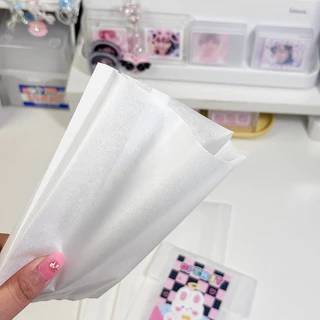 [พร้อมส่ง] ถุงกระดาษ (ขยายข้างได้) ขนาด10*17cm (แบบแพ็ค)