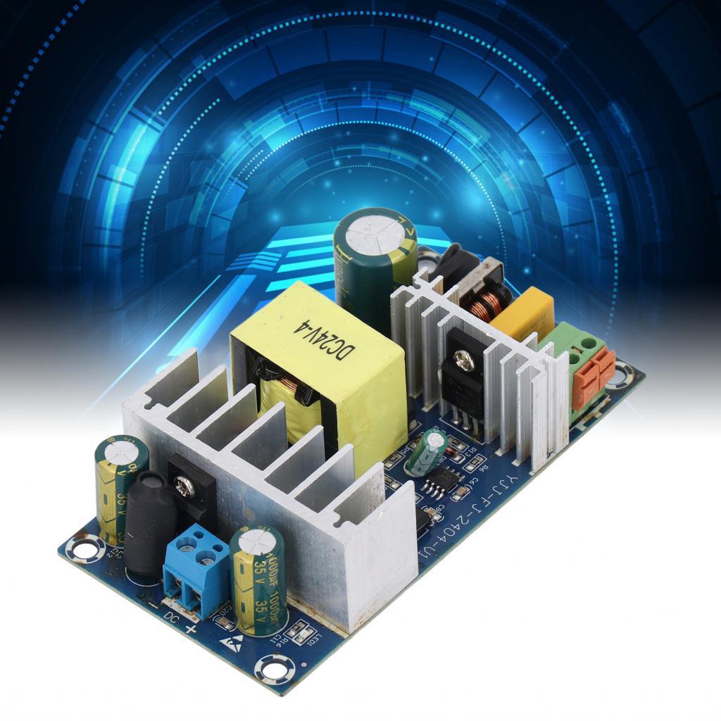 Ruba888 บอร์ดสวิตช์โมดูลไฟ AC เป็น DC 85?265V 24V 4A 100W PCB สองด้านประสิทธิภาพสูงแยกสําหรับ