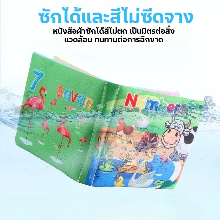 หนังสือผ้าเด็ก รูปภาพฝึกภาษา เสริมพัฒนาการ thumbnail 3