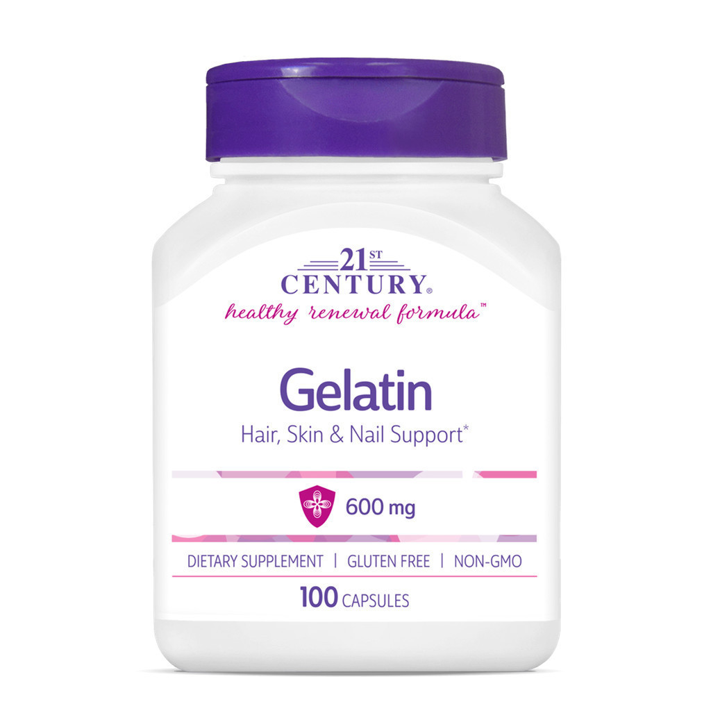 21st Century Gelatin 600 mg. (100แคปซูล)