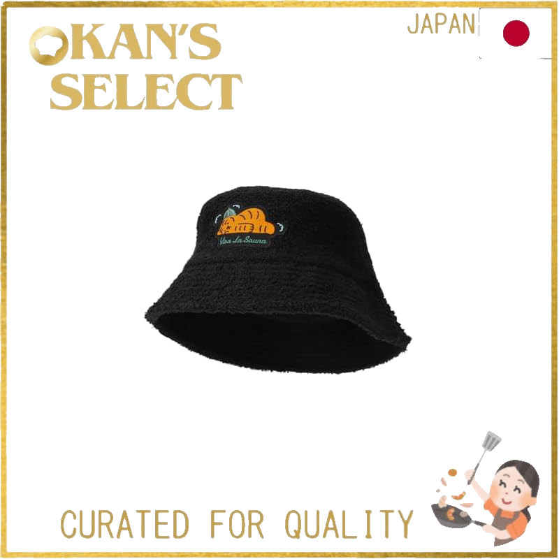 [Primal Blue] Muziktiger Sauna Hat, Washable, Pile Fabric, Towel Fabric, Bucket Hat, MUZIKTIGER Saun