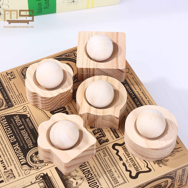 Tt ไม้ธรรมชาติ Diffuser Air Freshener รอบ Ball Aroma Aromatherapy Diffuser สําหรับ Home Office รถห้องนอนห้องนั่งเล่น mbn