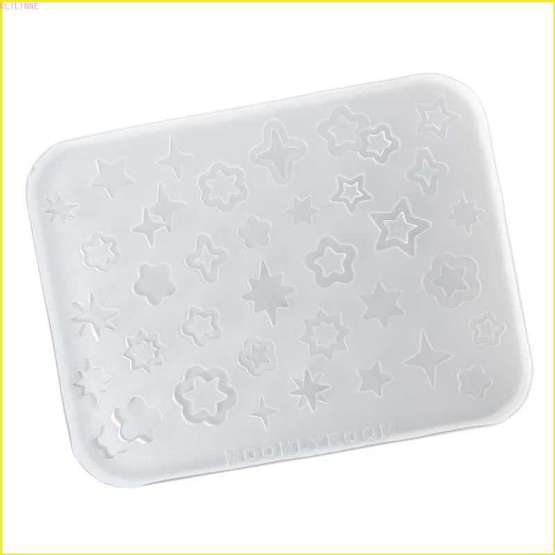 CLI Star Theme Nail Art Creations อุปกรณ์แต่งเล็บบ้าน Moulds สําหรับเล็บคนรัก