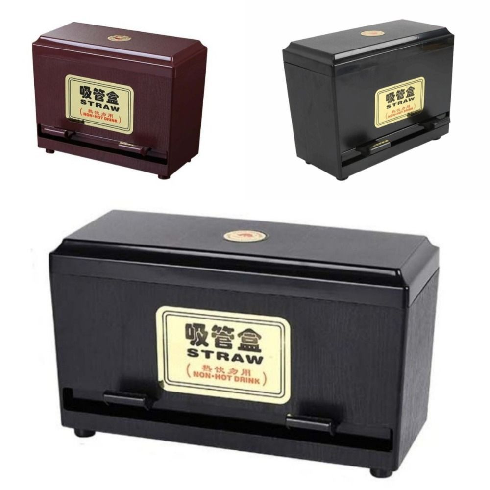 TRENDYO Push Straws Dispenser, พลาสติกกดประเภทที่ใส่ฟาง, กล่องเก็บของที่ทนทานปรับ Outlet Self Service กล่องคอนเทนเนอร์ตะเกียบห้องครัว - รูปที่ 7