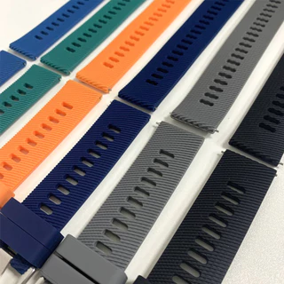 สายรัดซิลิโคน 18มม 22มม 20มม for Garmin Forerunner 165 55 158 570 42มม/vivoactive 5/Bounce/VivoMove/Venu/Vivoactive