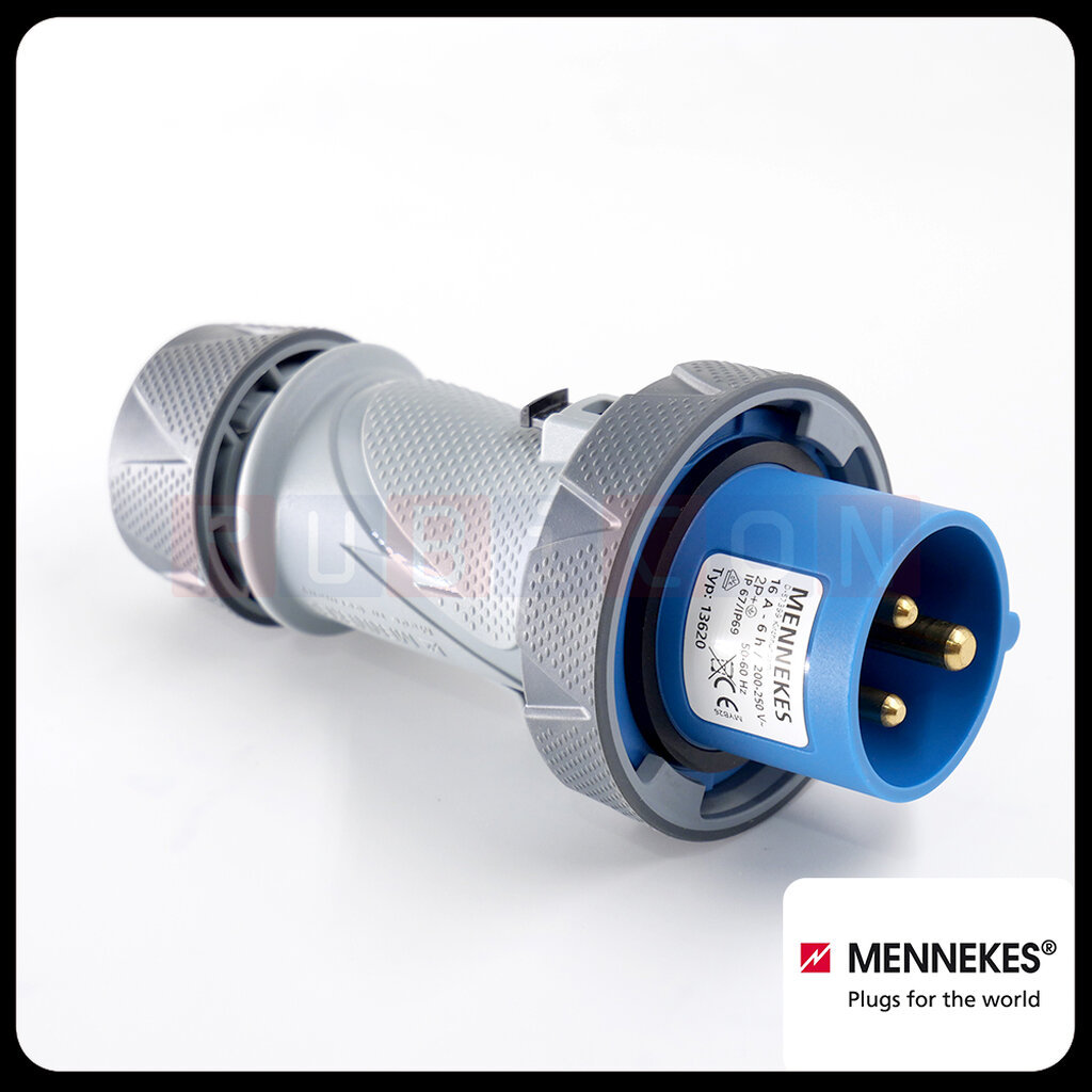 MENNEKES 13625 (รหัสเดิม 290) ปลั๊กตัวผู้ (2P+E) 32A 230V IP67