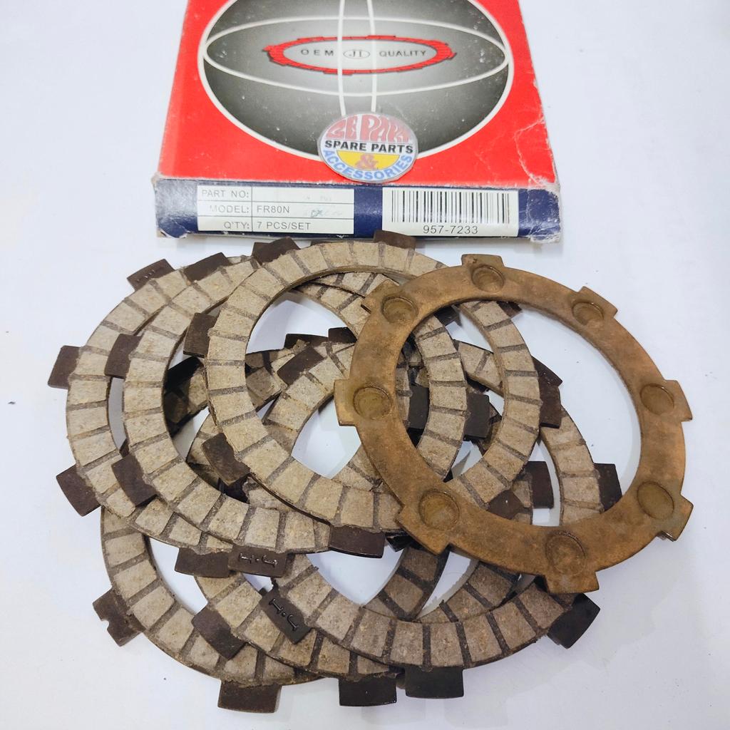 [3E อะไหล่และ Acc] Suzuki FR80 FR 80 FR80N ชุดซับแผ่นคลัทช์ 7pc Rare Item