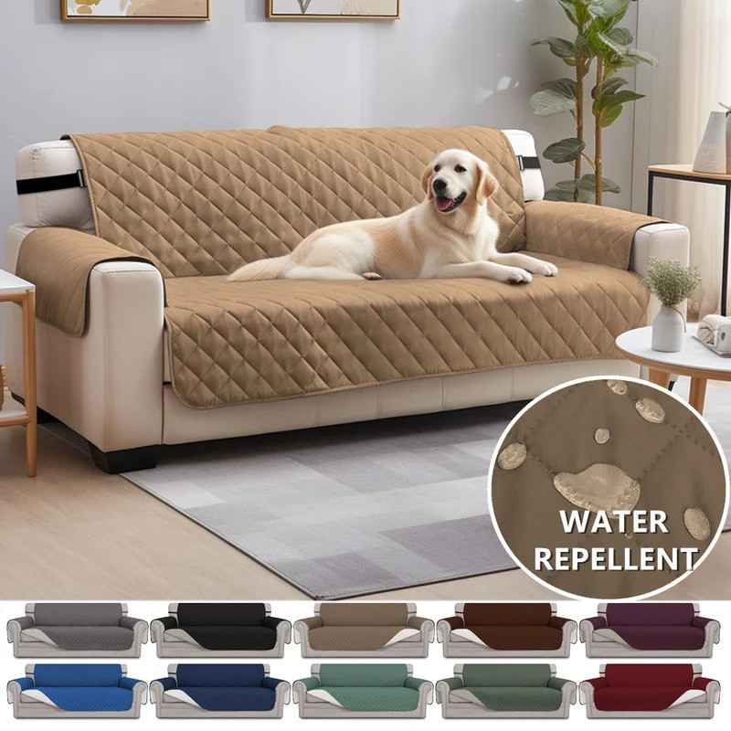 Sofa Covers Waterproof Sofa Slipcovers 1/2/3/4 Seater Non Slip Cover for Kids Pets Washable Sofa Pro