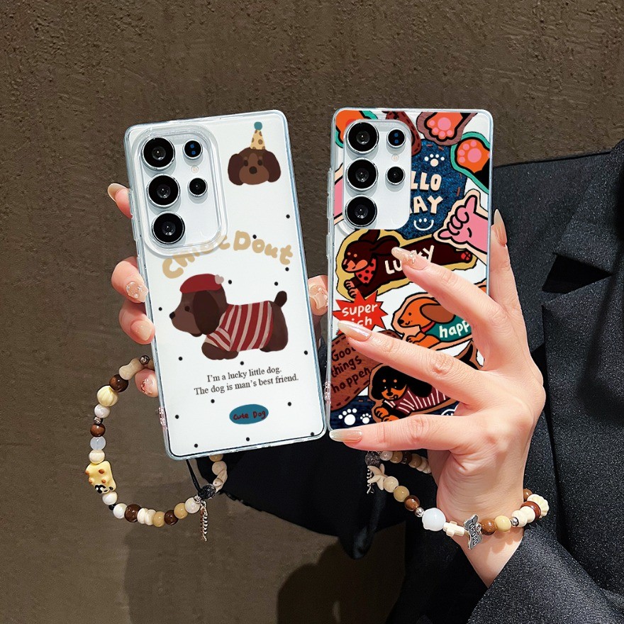 เกาหลีน่ารักลูกสุนัขพิมพ์เคสโทรศัพท์สําหรับ Remi A1 A2 12 9 9T 13 A5 A4 A3 Pro 13C 12C 10C 10A 9C 10