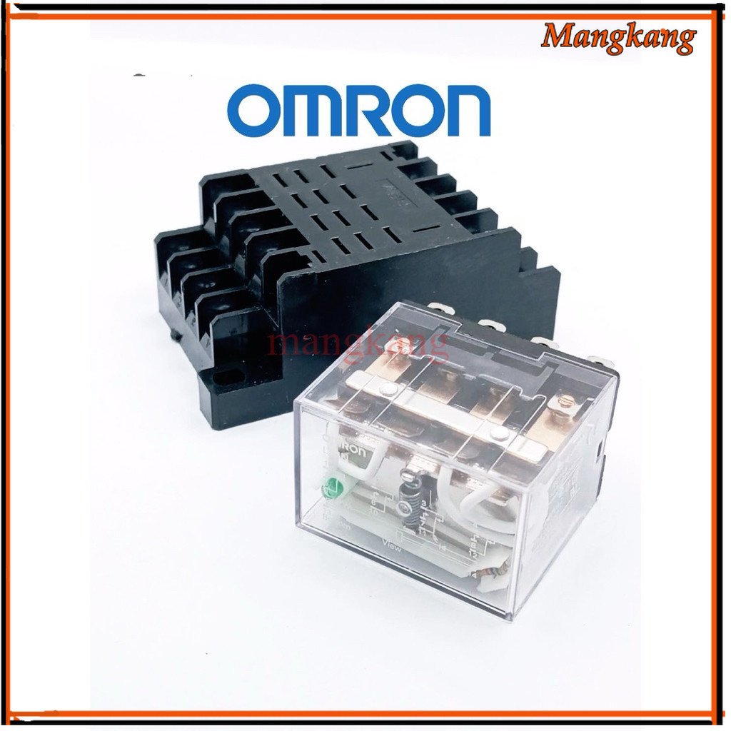 ของใหม่! LY4 LY4N มีไฟ RELAY 12VDC , 12VAC, 24VDC,48vdc,24VAC,110v, 220VAC มีซ็อกเก็ตขายSocket