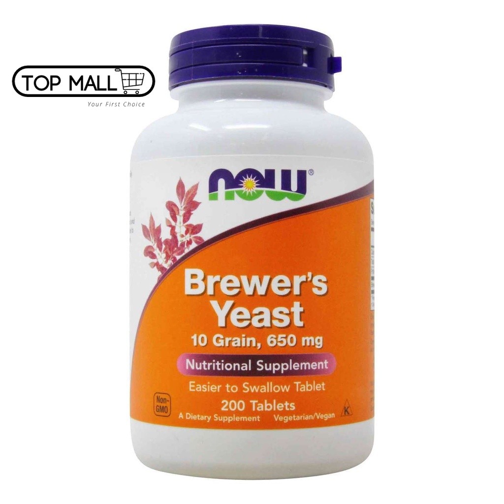 NOW Foods, Brewer's Yeast, 200 Tablets