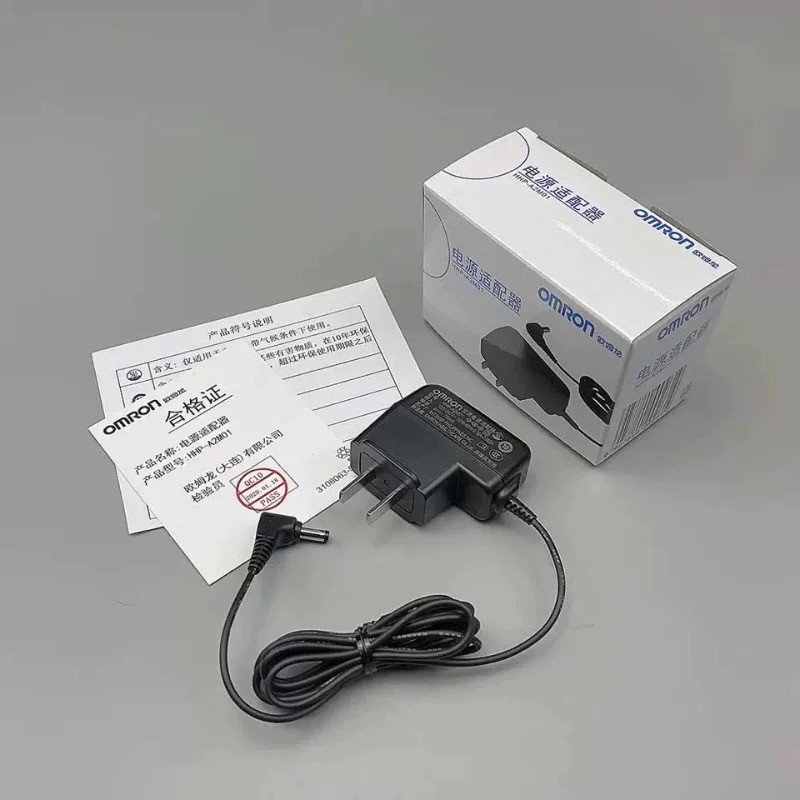 อะแดปเตอร์ไฟ Omron ของแท้ สำหรับเครื่องวัดความดันรุ่น HEM-7121, 8102A, 7052, U10K, L10