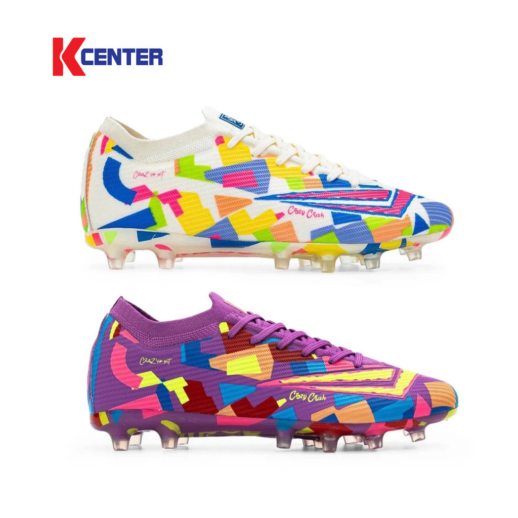 WingZ รองเท้าฟุตบอล รุ่น Crazy Crush Pro รุ่นท็อป Size 38-43 Crazy Knit
