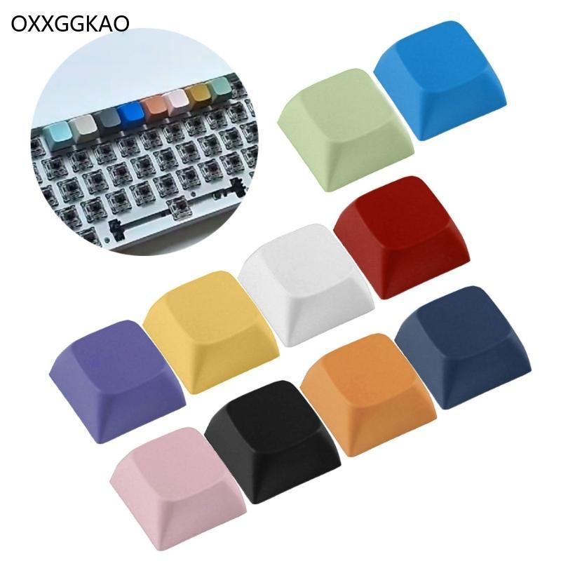 OXXGGKAO 10 ชิ้น XDA2 Keycaps 1U หลายสี Pbt Keycap สําหรับเกมคีย์บอร์ด Keycap