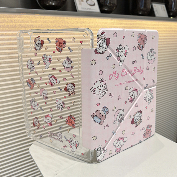 ipad gen7 เคส ipad gen11 เคสป้องกัน IPad 3+Y ส่วนลด Pro11 นิ้ว air456 การ์ตูน 34 ซม. เคสแม่เหล็กรุ่น