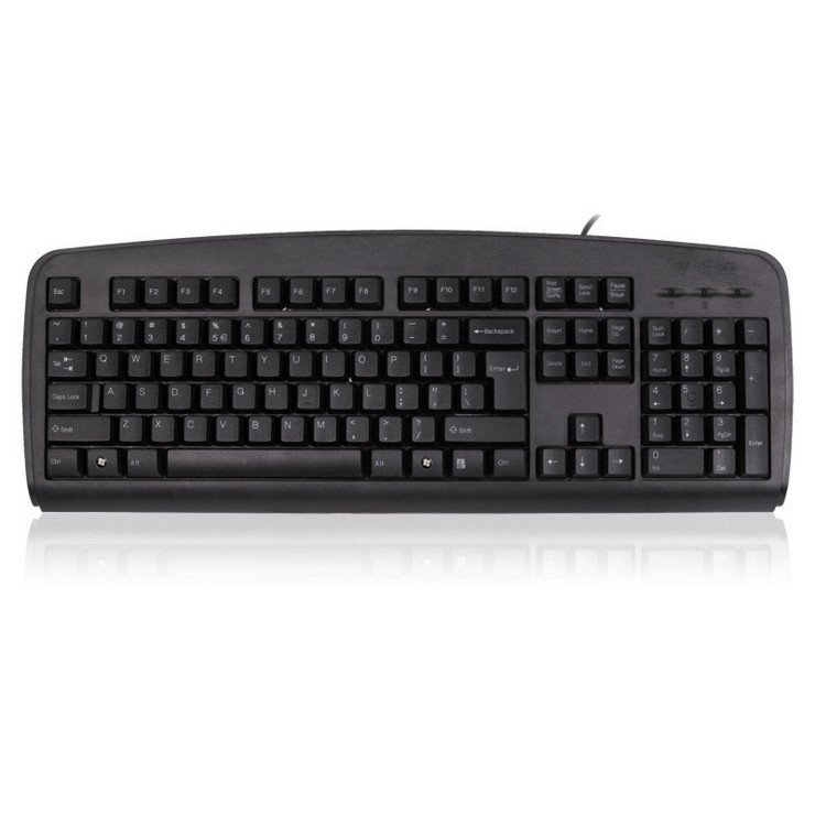 Shuangfeiyan KB8 KB-8 คีย์บอร์ดกันน้ําเกมสํานักงานบ้านอินเทอร์เน็ตคาเฟ่เดสก์ท็อปคีย์บอร์ดแบบมีสาย