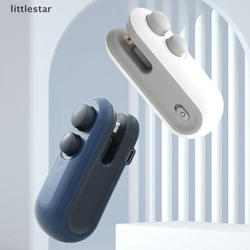 B&A Nov 2IN1 Mini Sealing Machine USB Rechargable Heat Sealer Storage Bag Plastic Package Food Seale