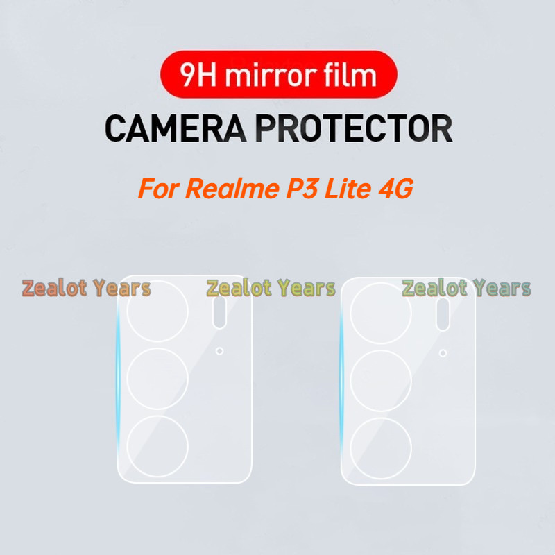 3D เลนส์สําหรับ Realme P3 Lite 4G C71 P3Lite เลนส์กล้องด้านหลังกระจกนิรภัย Protector คลุมทั้งหมด