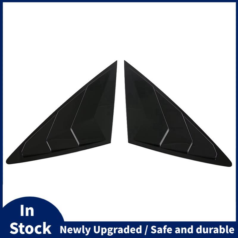 สีดําด้านหลังด้านข้าง Vent Quarter Window Louver ชัตเตอร์สําหรับซีล / ATTO 4