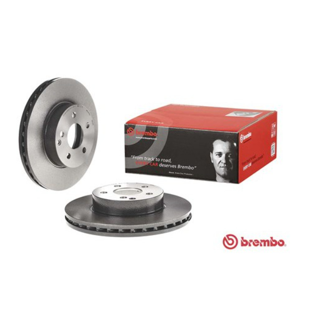 จานเบรคหน้า BENZ C-CLASS W204 2007- E-CLASS W212 2009- SLC SLK R172 2011- 295MM BREMBO /ชิ้น