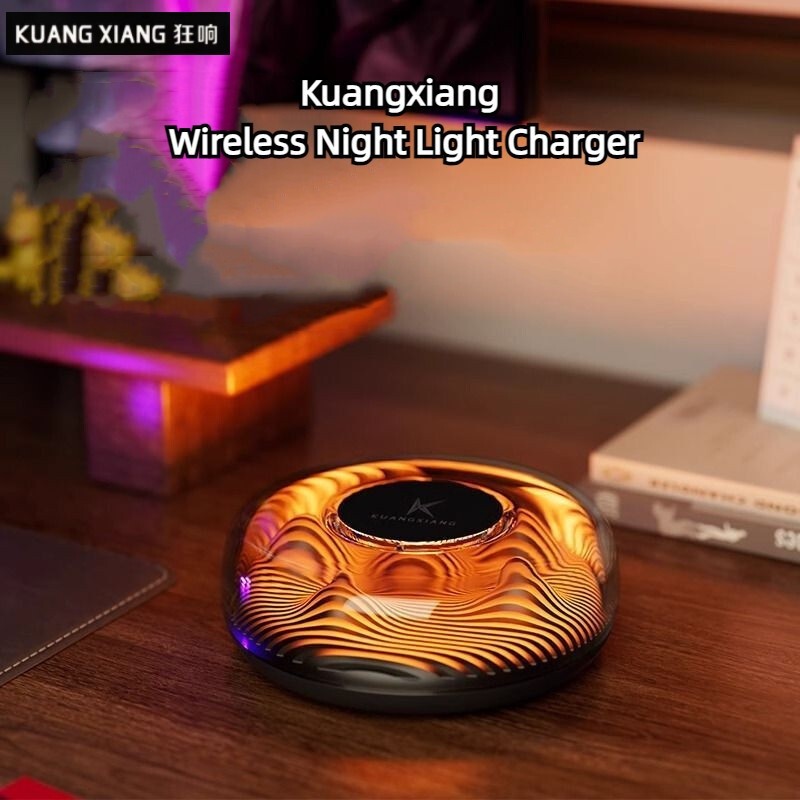 Kuangxiang Night Light Charger Night Light Desktop Universal Light Cool Charger Breathing Light Nigh