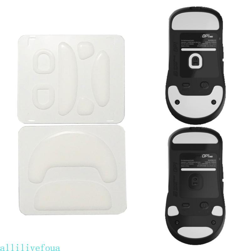 Allilivefoua สําหรับ ENDGAME GEAR OP1W Mouse Skates Esptiger Gaming Mouse Feet Mice สติกเกอร์