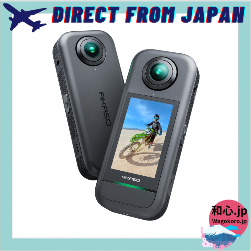 AKASO 360 360° Camera Action Camera - 5.7K 360° Video, 72MP 360° Photos, New 1/2" 48MP Sensor, 360° 