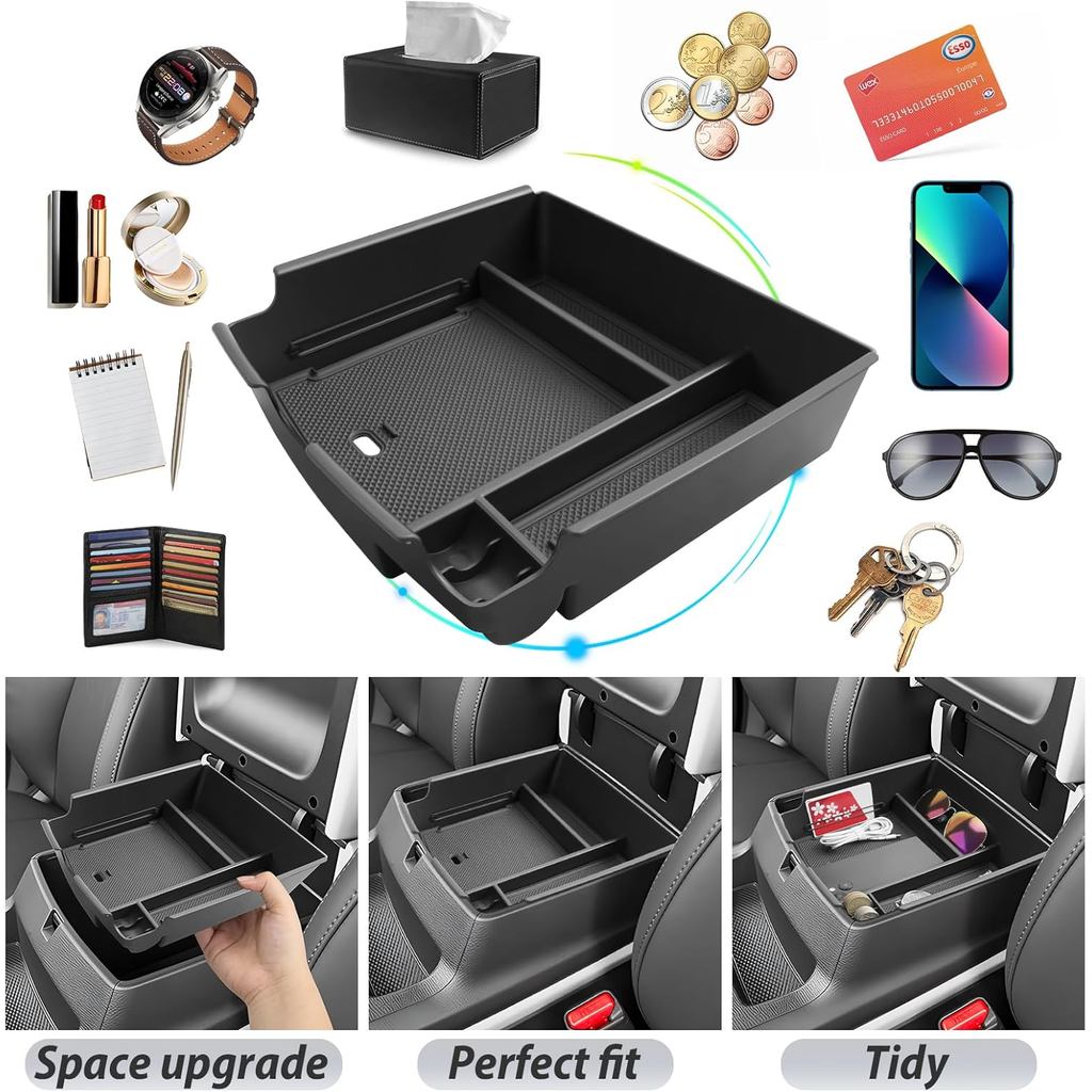 SKTU for 2025 2026 Kia Carnival Center Console Organizer for 2025 2026 Kia Carnival (LX/LXS/EX/SX/SX