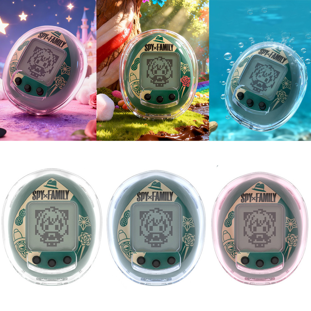 สําหรับ Tamagotchi Nano เคสพีซีแบบแข็งใส, ฝาครอบป้องกันกระเป๋าใส่แบบพกพาแบบใสสําหรับอุปกรณ์เสริม Tamagotchi Nano, Flip-top แบบบูรณาการ